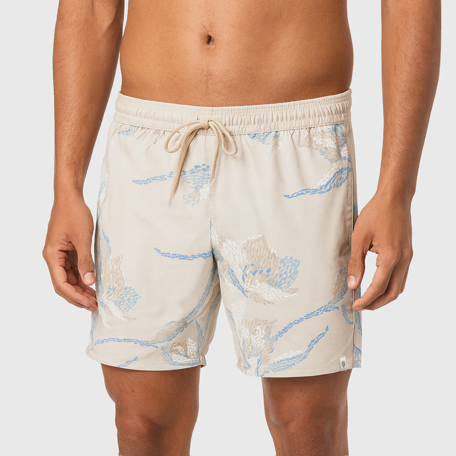 Calção Embroidery Flowers Pena