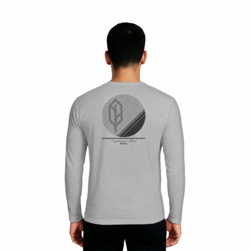 Camiseta Manga Longa Dagonal Lines Pena