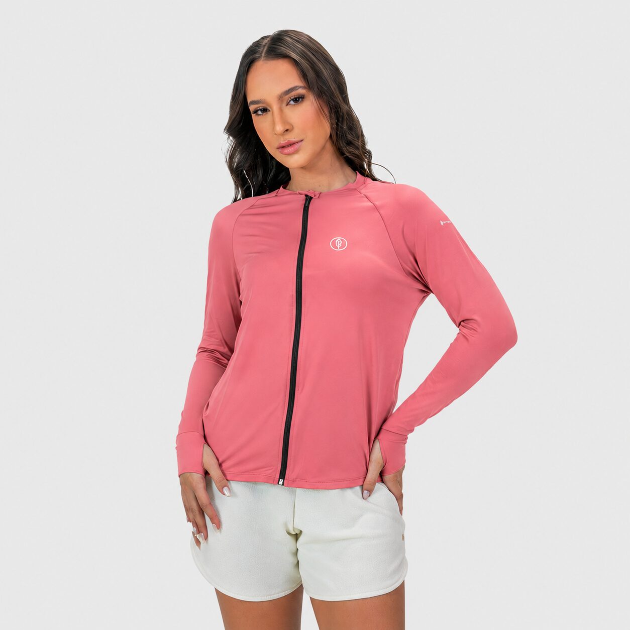 Camisa Proteção Com Luva e Zíper Pena - Imagem 7