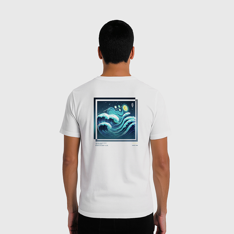 Camiseta Van Gogh Waves Pena - Imagem 2