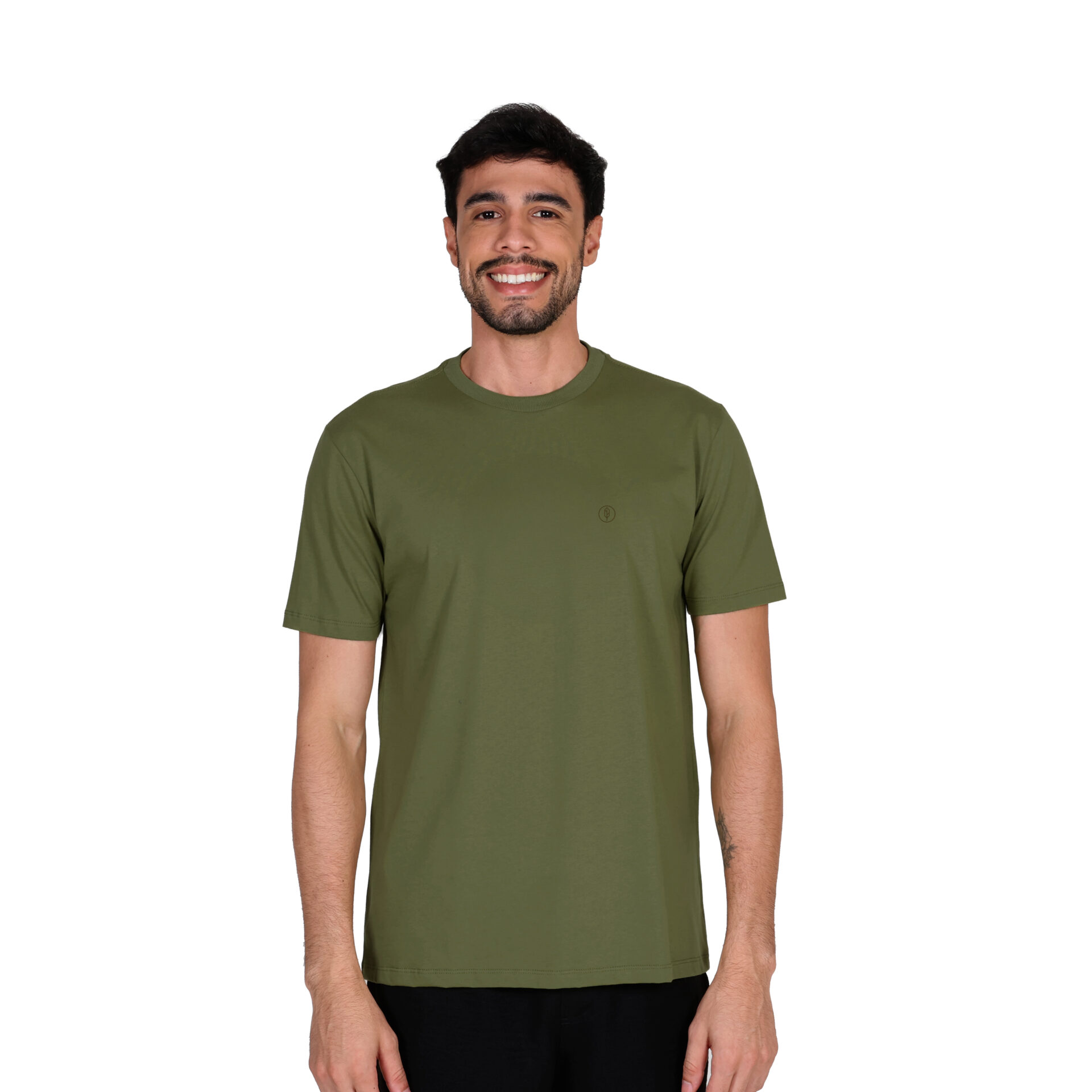 Camiseta Logo Bordada c/ Fenda Pena - Imagem 9