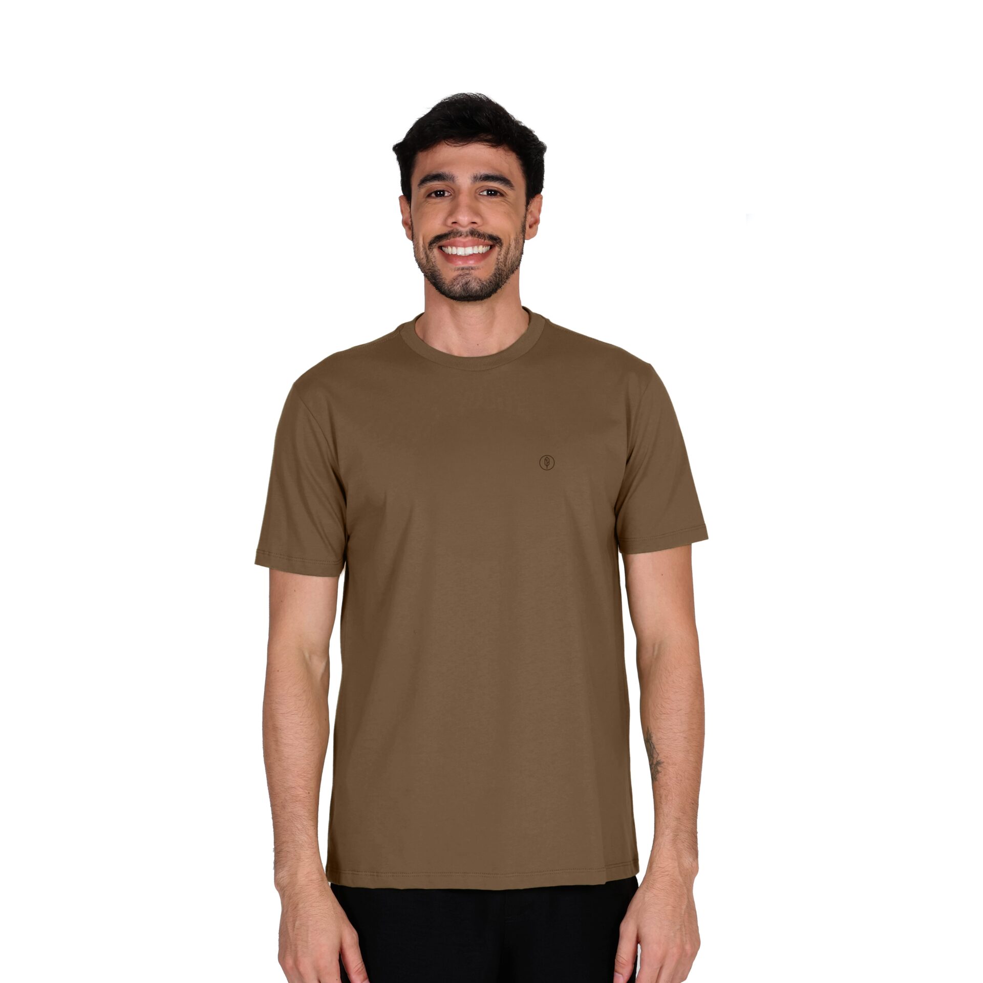 Camiseta Logo Bordada c/ Fenda Pena - Imagem 5