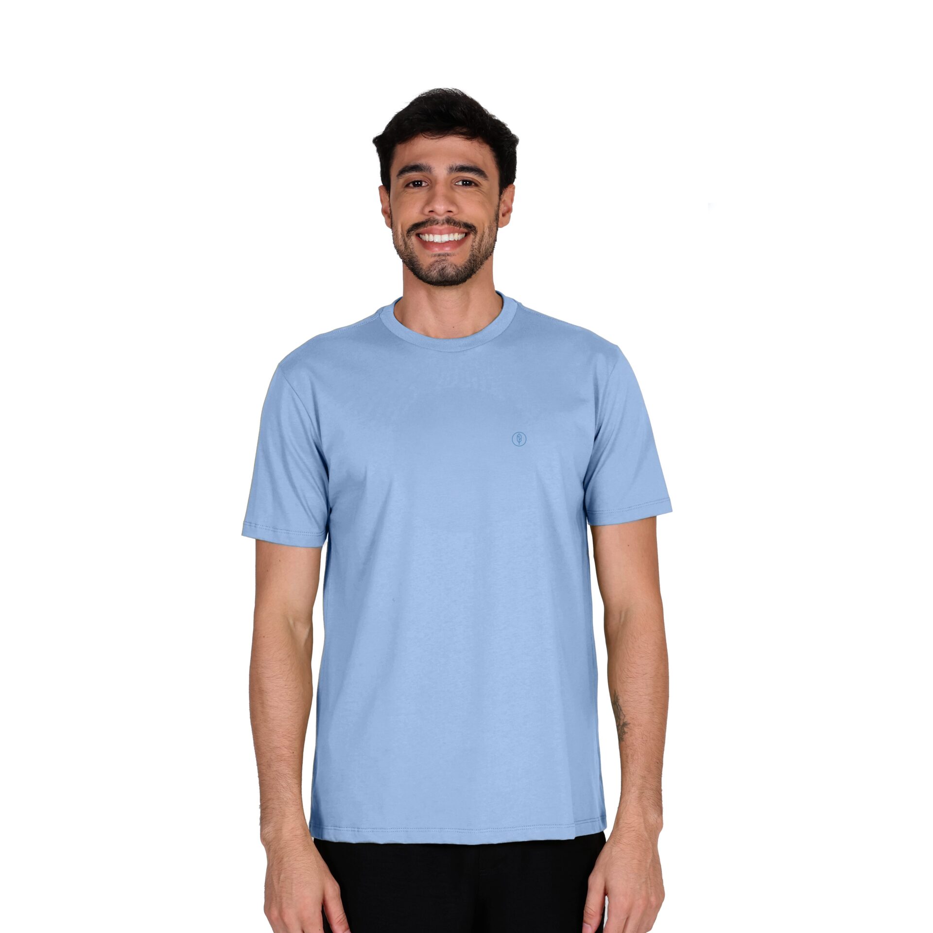 Camiseta Logo Bordada c/ Fenda Pena - Imagem 3