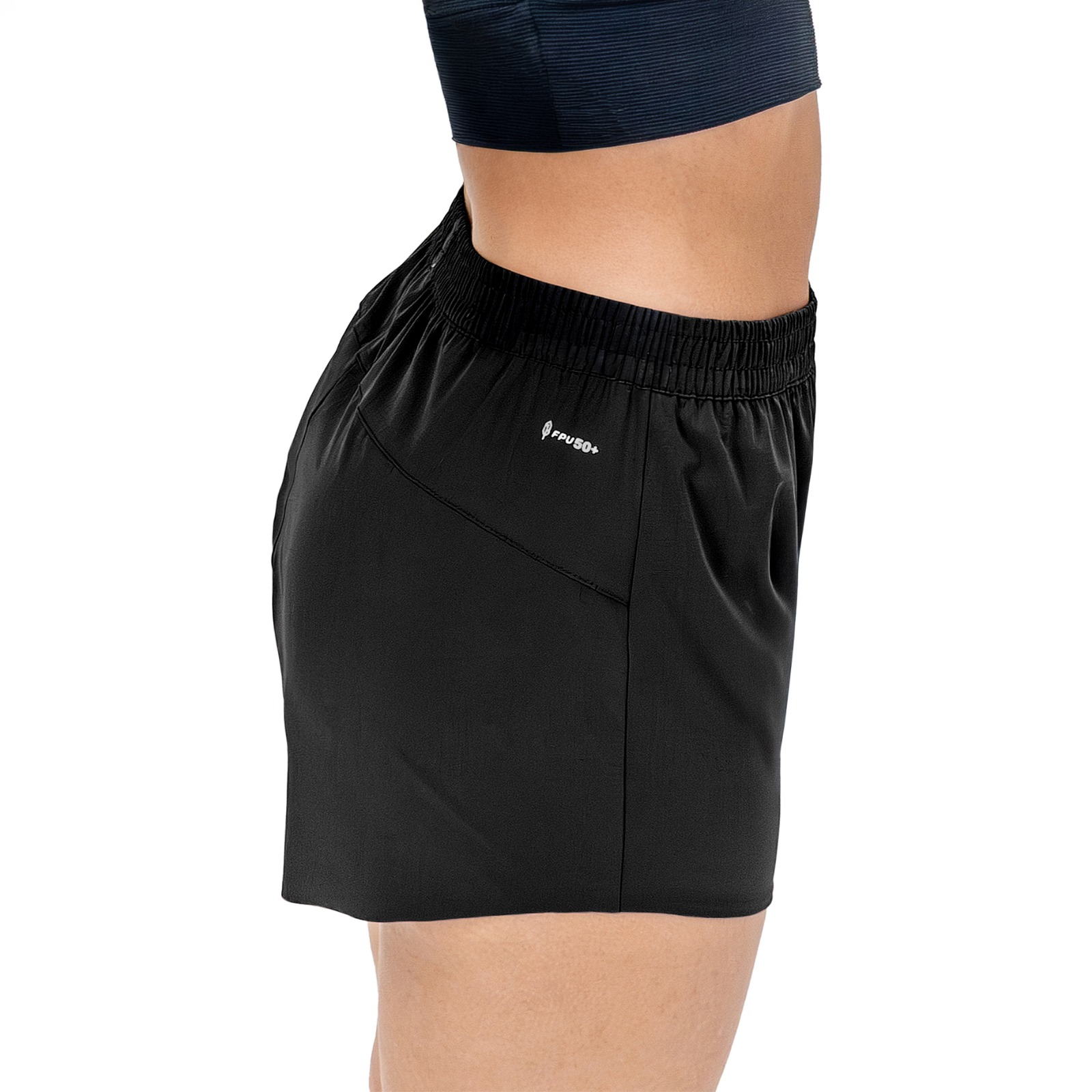 Short Fem Curves Nylon Pena - Imagem 3